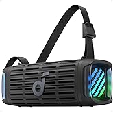 Soundcore Boom 3i by Anker, Compact Outdoor Speaker, IP68 Waterproof, Floating Playback, Saltwater-Resistant, BassUp 2.0, 50W Portable Speaker, Bluetooth 5.3, 16H, TWS, Kayak/Fishing/Camping