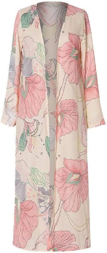 long open front beach cover up