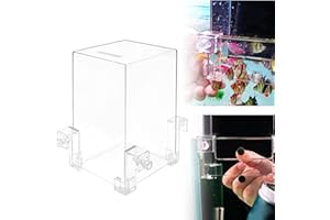 QOOWFEANIG Fish Tank Lookout Towers Negative Pressure Vacuum Suspended Aquarium Elevator Fish Tank Clear Above Water Transpar