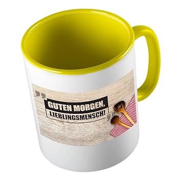 Guten Morgen Lieblingsmensch 2 Lustige Tasse