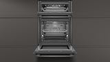 Neff N50 Double Oven CircoTherm EasyClean Graphite 88.8x59.4x55cm view 5