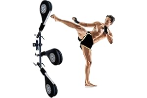Multifunctional Training Equipment Triple Target Holder, Taekwondo Kick Pads, Kicking Boxing Hands-Free Kicking Pads for Mart