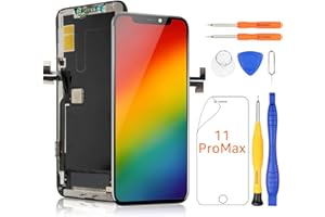 Yodoit for iPhone 11 Pro Max Screen Replacement Kit COF Full HD LCD Display 3D Touch Digitizer Frame for Model A2161, A2218 with Repair Tool Kit