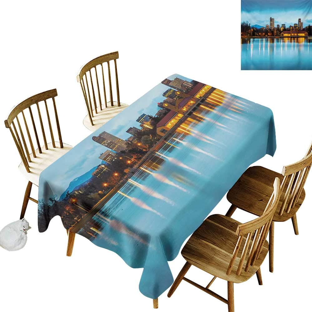 Amazon Com Barbecue Long Tablecloth W60 X L84 Urban Downtown