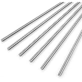 7pcs 5mm Dia x 300mm Length 304 Stainless Steel Solid Round Rod, Solid Round Rod for DIY Crafts
