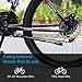 Puroma Adjustable Bicycle Kickstand, Center Side Kick Stand, Aluminum Alloy Prop Kickstand for 24