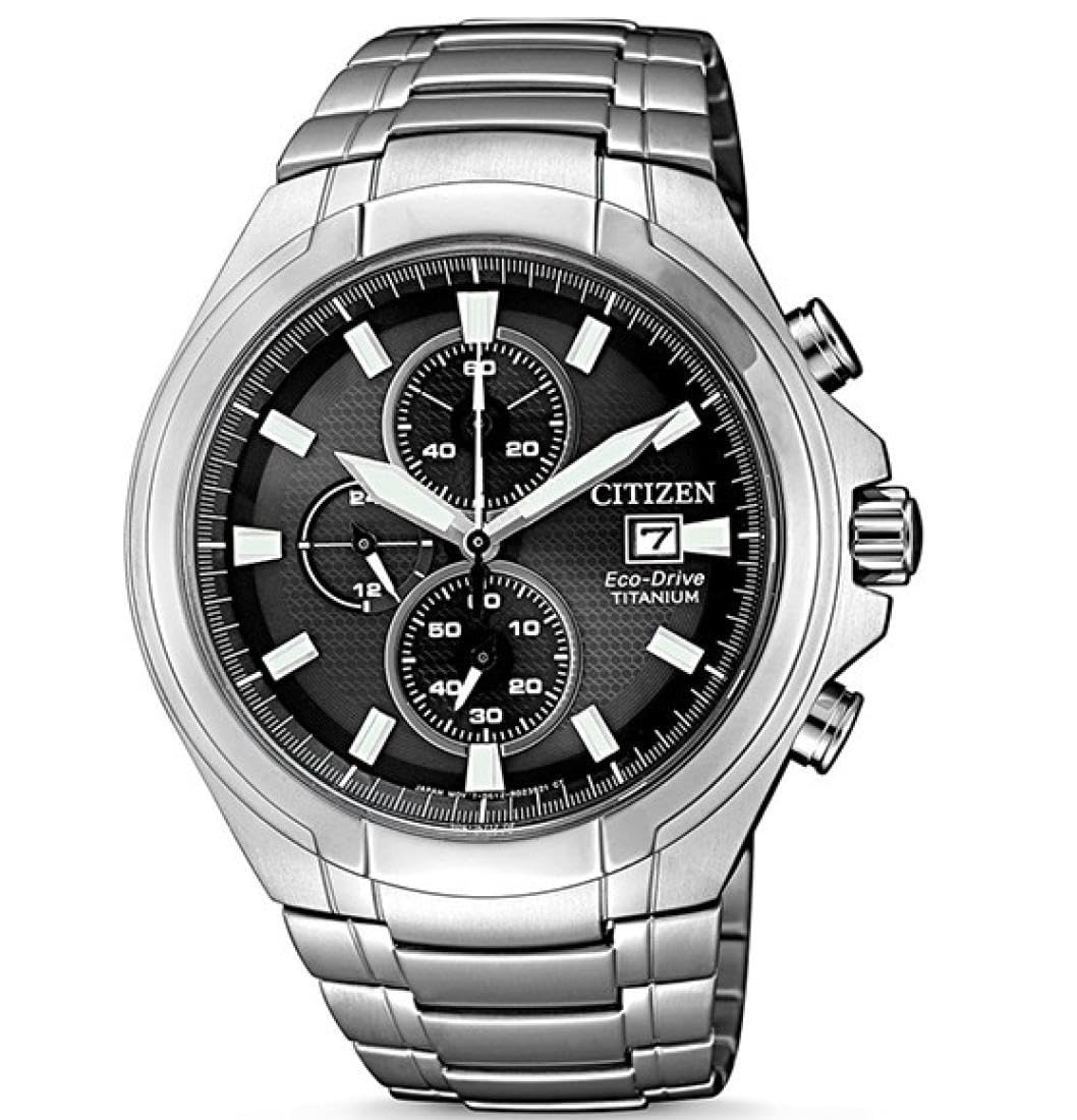 Citizen Wrist Watch Gents Eco-Drive Titanium Chrono