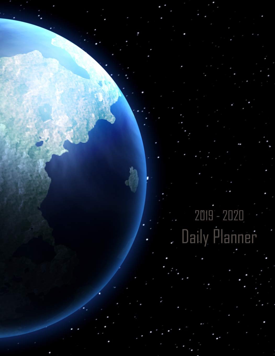 2019 2020 Daily Planner Solar System Earth Universe