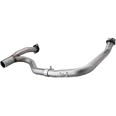 aFe Power #48-46208 Twisted Steel Y-Pipe | 2 IN to 2-1/2 IN 409 Stainless Steel Street Series for Jeep Wrangler (JK) 12-18 V6-3.6L