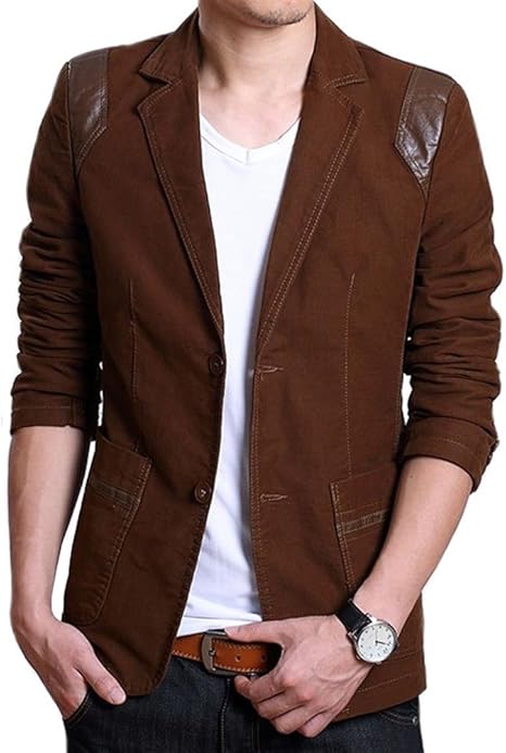 テーラードジャケット コットン メンズ 大きいサイズ 無地 ビジネスからカジュアルまで 着回し力抜群 オリジナルアイテム付き 0157 コート ジャケット 通販 Amazon