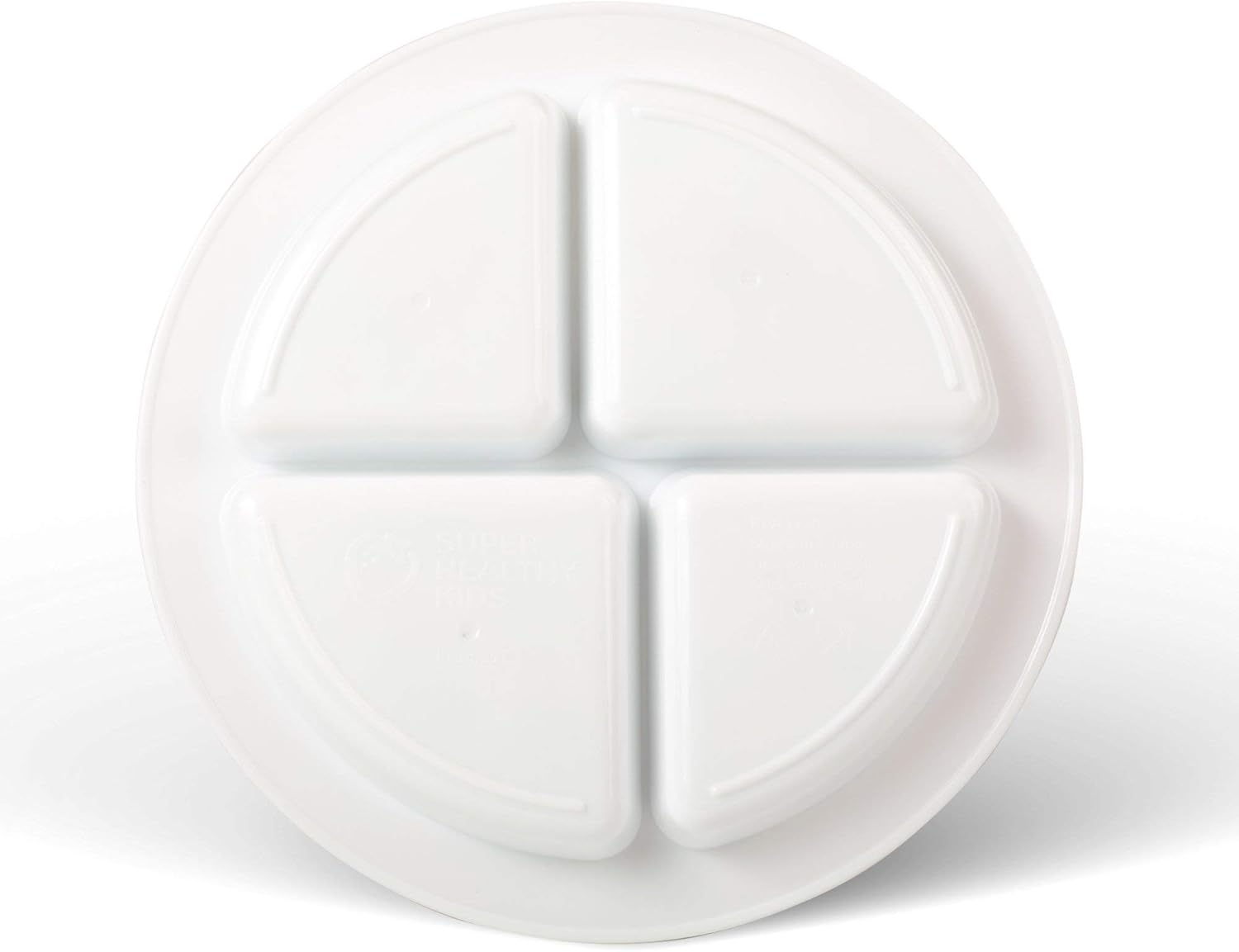  | Health Beet Portion Plate Choose MyPlate for Kids, Toddlers - Kids Plates with Dividers and Nutrition Portions - English Language (Single Plate): Dinner Plates