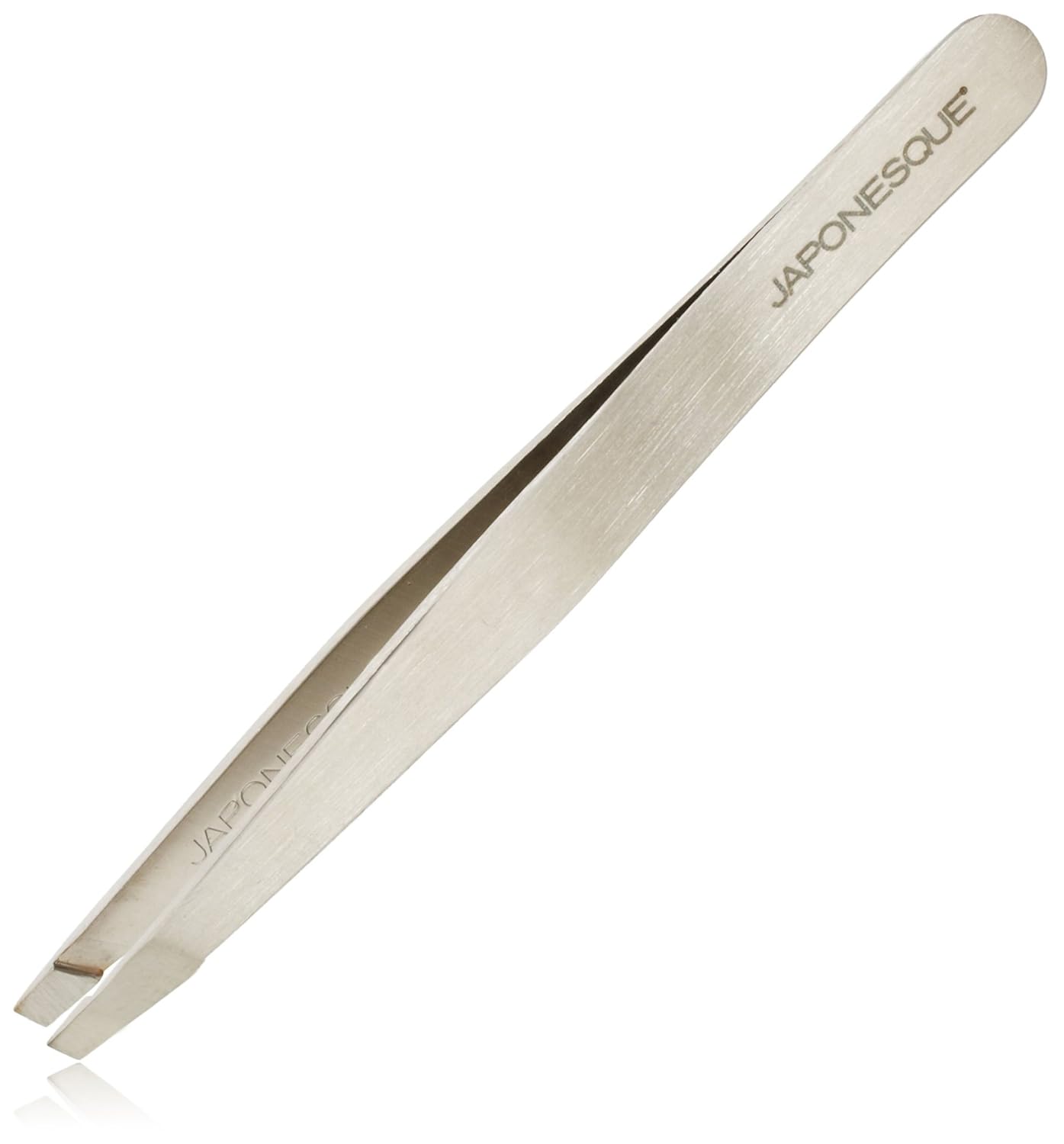 JAPONESQUE Artisan Slant Tip Tweezers, Silver Amazon.co.uk Luxury Beauty