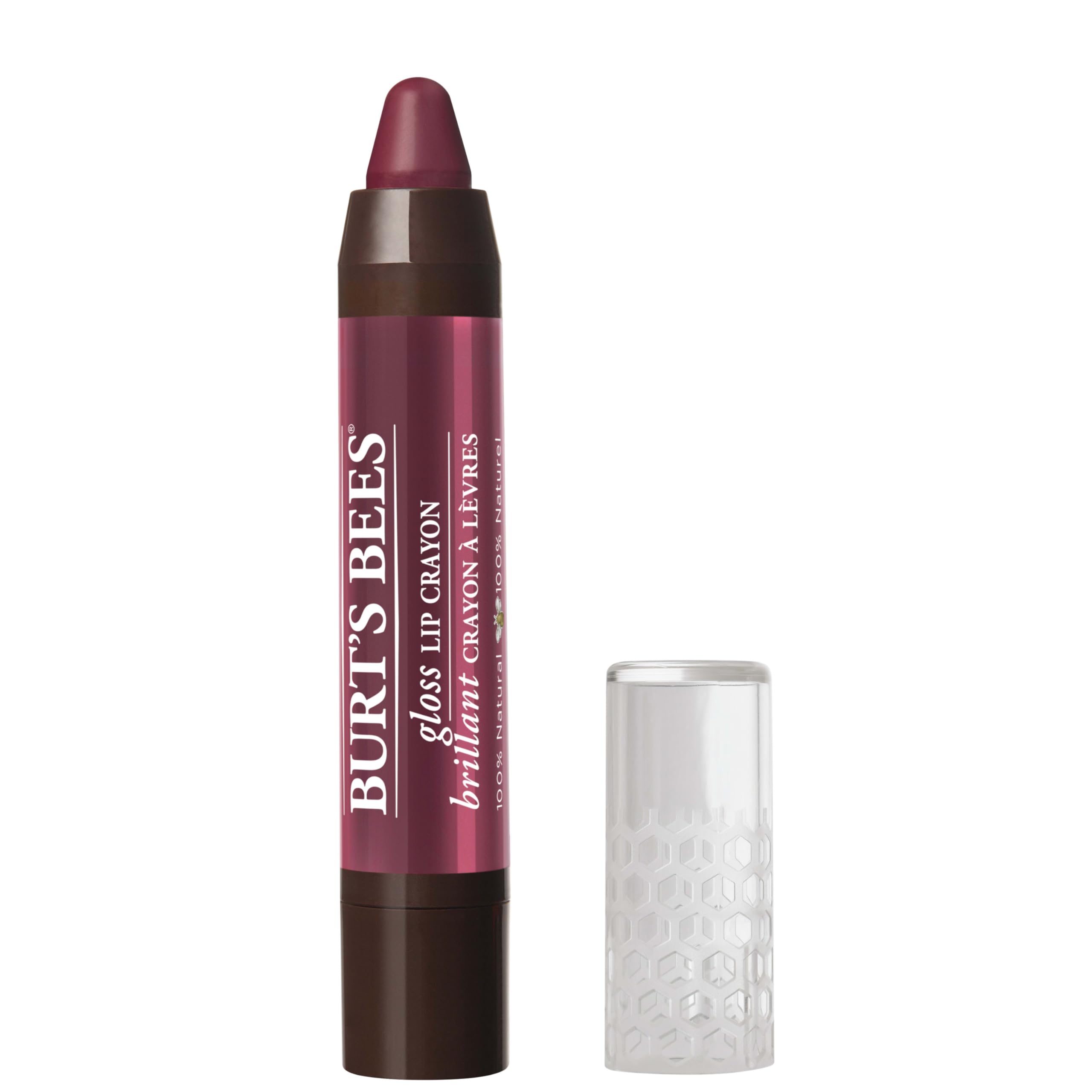 Burt's Bees 100% Natural, Gloss Lip Crayon, Bordeaux Vines, 2.83 g — image 1