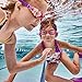 Speedo Big Girls Tie Dye Splash Sport Splice 1 Piece, New Blush, 12