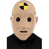 Morris Costumes Crash Test Dummy Mask Standard, Multicolor