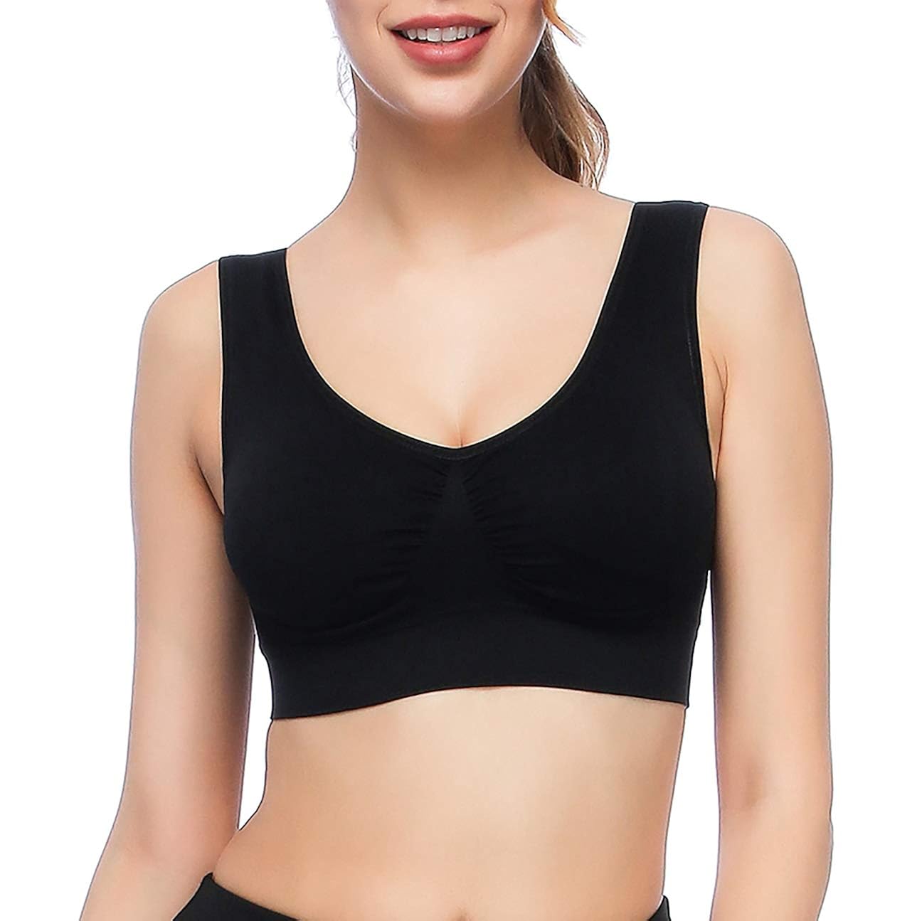 Everyday Bras Zouyue Comfortable Sleep Bra Remova Size M 30 D 32