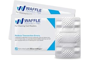 KICTeam Waffletechnology Smart Card Reader Cleaning Card, 40 Pack