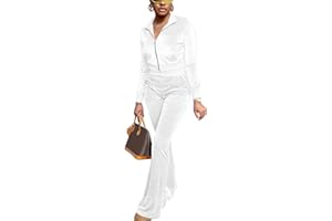 FIVCAT Women Velour Sweat Suits 2 Piece Outfits Tracksuits Long Sleeve Zip Up Jacket Flare Pants Cute Casual Matching Suit