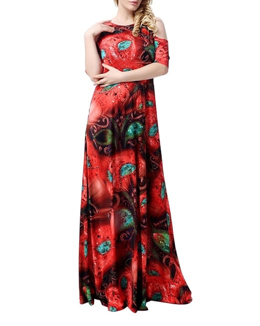 GladiolusA Abiti Lunghi Eleganti Donna Taglie Forti Abiti Lungo ...