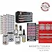 Ultimate Magnetic Toolbox Label Set Socket Combo - 447 Labels for Organizing Box Drawers for Metric - SAE Sockets, Wrenches, Power Tools & More. fits All Brands of 'Steel' Boxes, Craftsman & Snap-on