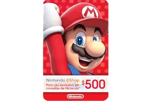 Tarjeta de regalo Nintendo 500 MXN - Código por MAIL
