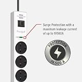 Brennenstuhl hugo! 8-Way Extension Socket Surge Protection 19500A White 3m view 2