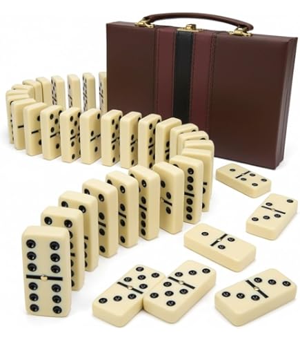 D6 Double Six Red Domino Fliesen für Unterhaltung