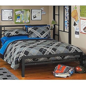 Black Full Size Metal Bed Platform Frame Great Addition To Any Kids Or Boys Bedroom Set Nice Bedroom Furniture On Sale Now This Bedroom Beds