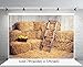 7x5 ft Yellow Fall Photography Backdrops Haystack for Halloween Background Photo Booth Props