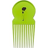 Pardon My Fro Afro Hair Pick - Detangling Tool for Men & Women, Ideal for Thick Textured Hair, Frizz-Free Styling, Suitable for Braids, Dreads, Wavy & Fine Hair, Lightweight and Durable - 9.25 inches.