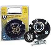 Tie Down Engineering 3007.2193 1350 lbs 5-Stud E-Coat High-Performance Vortex Hub Kit with 1.06 in. Inner &amp; Outer Bearings