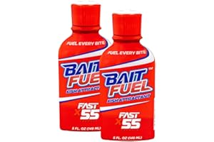 BAITFUEL X55 Formula Gel for Fishing: The Supercharged Fish Scent Technology with Powerful Attractants and Taste Enhancers That Fish Bite | 8 oz., 2-Pack, (PN: X89668-2)