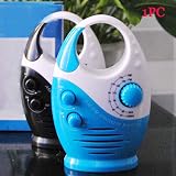 Ssiyiya AM FM Mini Waterproof Shower Radio Handle Speaker Volume Control Black view 4