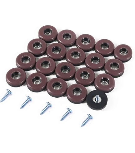 CSFMC Teflon Furniture Sliders Pads (40 Pack 3/4 Inch (19mm
