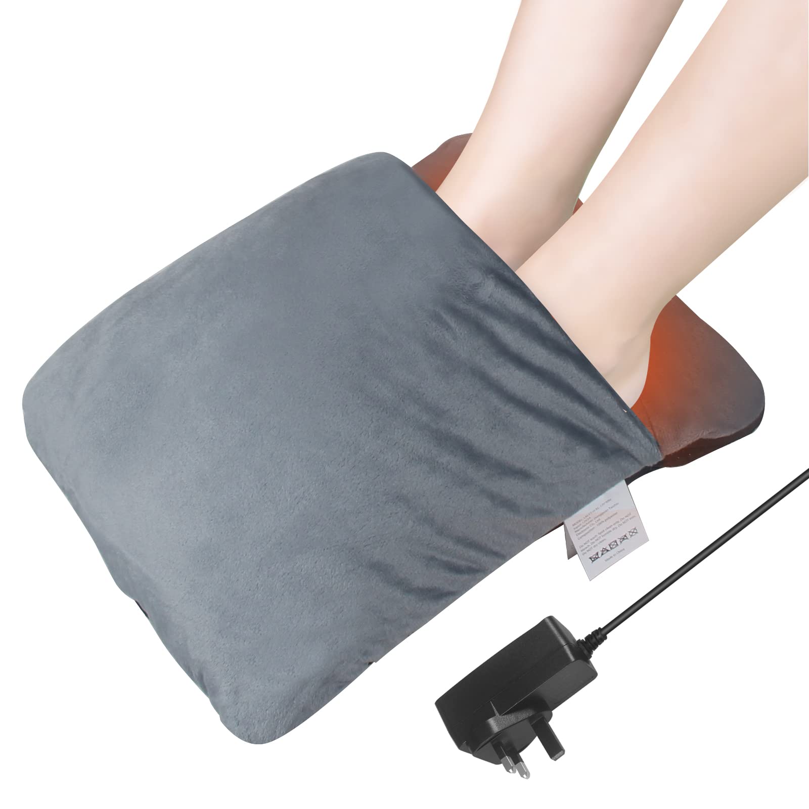 Electric Foot Warmer for Cold Feet,Feet Warmers for Men and Women Under Desk Foot Warmers with 3 Temperature Settings,Heated Foot 45 Minutes Auto Shut-Off,Overheat Protection