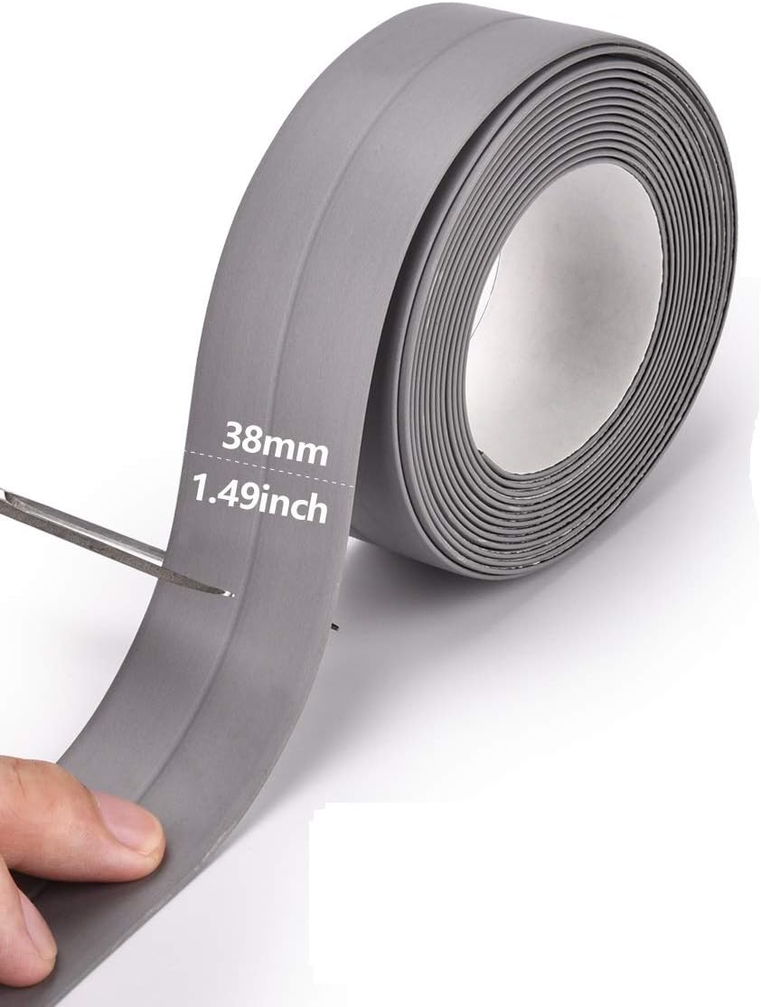 Bath Sealant Caulk Strip Kitchen Waterproof Adhesive Tape PVC Water