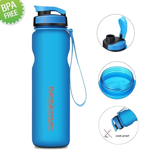 title=Bottiglia Acqua,CAMTOA 1000ml Water Bottle/Sport Borraccia,Eco Friendly &