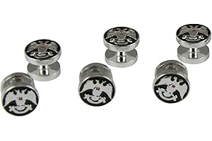 THE QUIET WITNESS 4031912 Scottish Rite Tuxedo Shirt Studs 32nd Degree Wings Down Double Eagle Buttons 32 Freemason Masonic Freemasonry