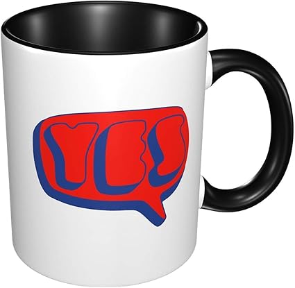 Amazon Co Jp マグカップ 陶器 セラミックマグ Yes イエス ロックバンド コーヒーカップ ミルクコップ カップルカップ おしゃれ 330ml 耐熱水コップ 誕生日プレゼント Cup コーヒーマグ ティーカップ ビール ペン立て ボックス付き インテリア ホーム キッチン