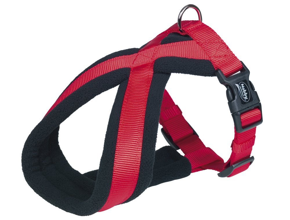 Nobby Classic Comfort Harness, 50 - 80 cm/25 - 50 mm, Red