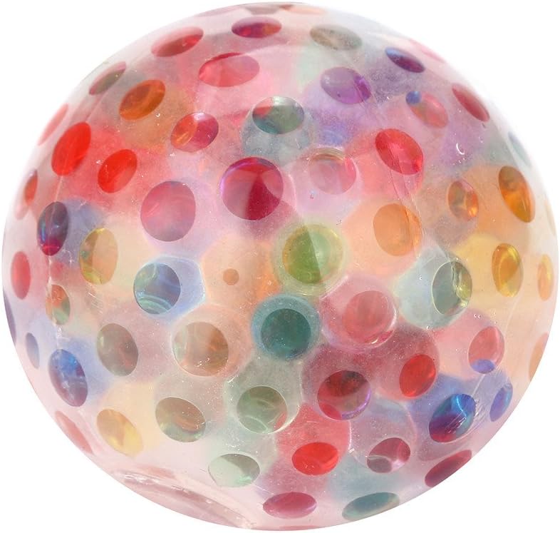 MMOOVV AntiStressBall, schwammiger RegenbogenBall, bunter Squishy
