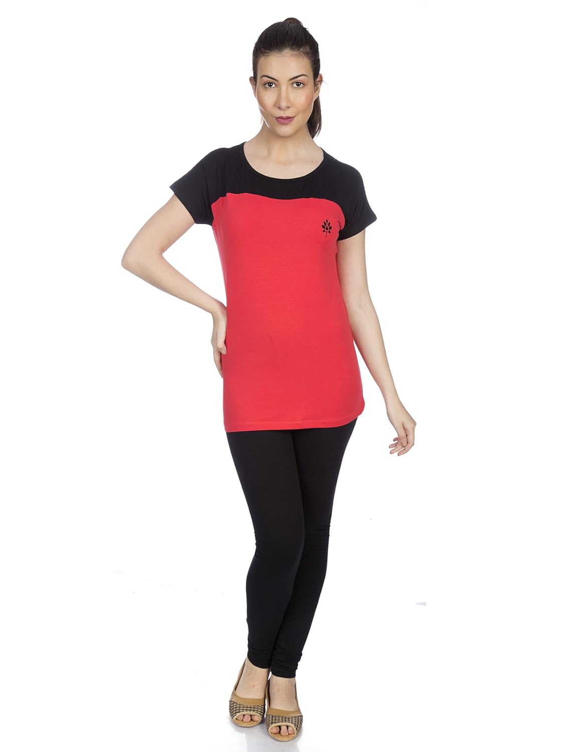 goldstroms women's round neck raglan sports/yoga/casual t-shirt