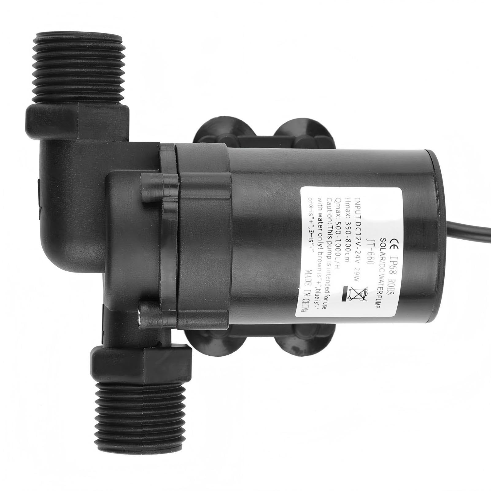 Water Pump - VIFER Mini DC Brushless Water Pump for Solar Water Heater 24V -40℃ ~100℃