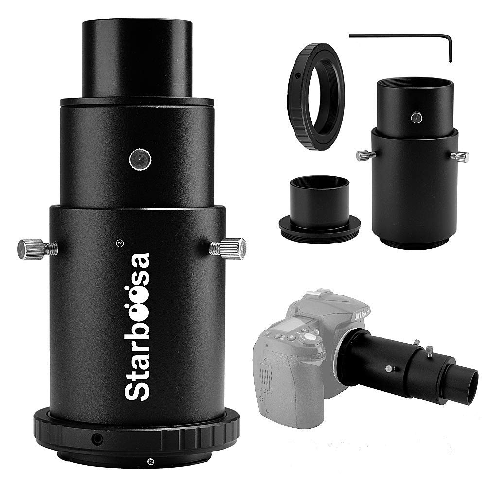 Starboosa Telescope Camera Adapter - for Prime-Focus Or Eyepiece-Projection Photography - Camera Adapter for Nikon SLR Camera