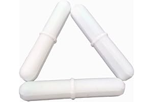 BBTCTY Magnetic Stirrer Stir Bar PTFE Magnetic Mixer Stir Bars (9X45mm, with Ring Shape, 10PCS)