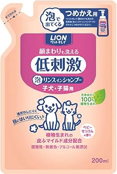 Amazon ライオン Lion ペットキレイ 顔まわりも洗える 泡リンスインシャンプー つめかえ用 子犬 子猫用 詰替え0ml ペットキレイ シャンプー 通販 Amazon ライオン Lion ペットキレイ 顔まわりも洗える 泡リンスインシャンプー つめかえ用 子犬 子猫用 詰替え0ml ペットキレイ シャンプー 通販