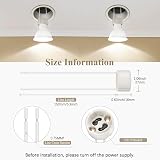 DiCUNO GU10 Lamp Holder Ceramic Base 0.75mm² Silicon Wires 250V 300W 10-Pack view 3