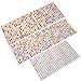 PARTH IMPEX 1699 Pieces 3mm 4mm 5mm 6mm Bling Multicolor Self Adhesive Rhinestone Sheet Acrylic Diamante Jewel Gem Stickers for Laptop Scrapbooking Embellishments DIY Arts Crafts Body Face Nails