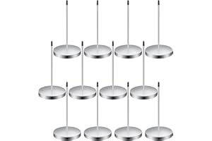 Engrowtic 12 Pieces Receipt Holder Spike 5.5 Inch Stainless Steel Ticket Stabber Bill Fork Check Spindle for Restaurant Receipt Spike Memo Holder Spike for Office Kitchen(Silver)