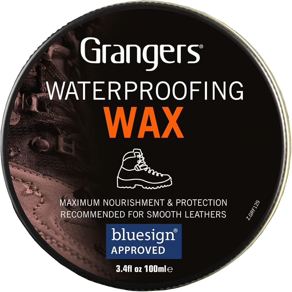 Granger's Waterproofing Wax 100ml for Leather Walking Boots Nourishes and Adds